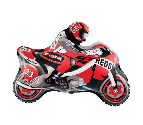 Muotofoliopallo, moottoripyörä