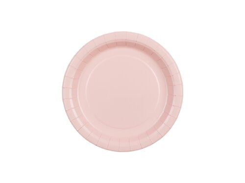 Pienet lautaset, vaaleanpunainen 6kpl