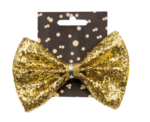 Kulta glitter rusetti